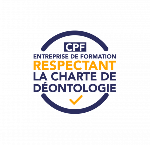 Logo Charte Déontologie - CPF & OPCO - Financement - ÉLYSÉES LANGUES