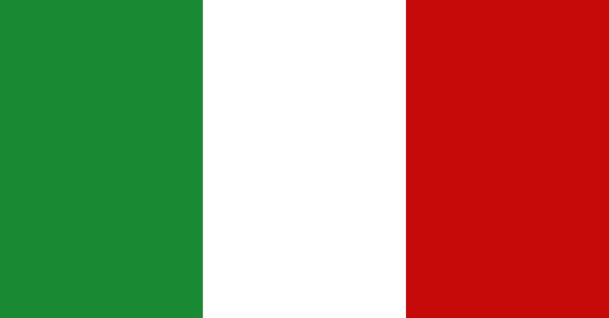 Drapeau Italie - Évaluez votre niveau linguistique - apprendre une langue étrangère - Test ÉLYSÉES LANGUES