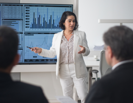 présentation professionnelle en anglais